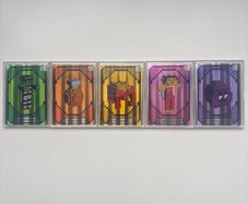 Minecraft McDonalds Collectible Card Set Full 5 Card Lot Holo Foil