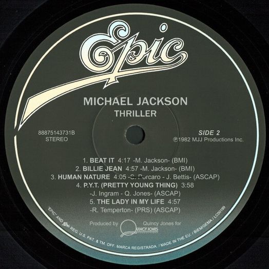 Michael Jackson   Thriller Gatefold