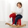 IKEA EKORRE Wooden Rocking Moose Red Image 2