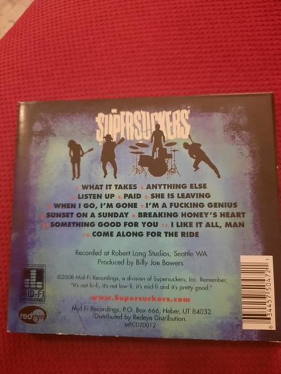 SUPERSUCKERS: Get It Together!  (Autographed US pressing -CD + DVD)
