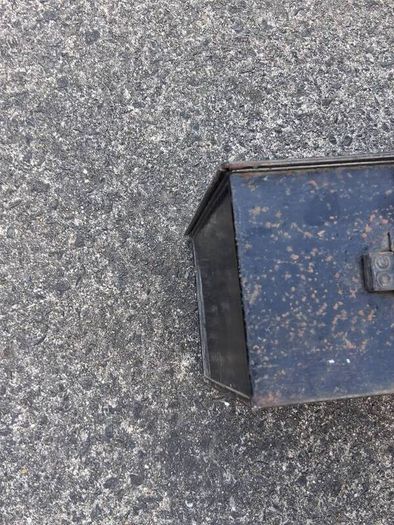 Vintage Black Metal Carry Case(Probably WW11)