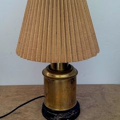 Early 20th century Fredrick Cooper canister lamp