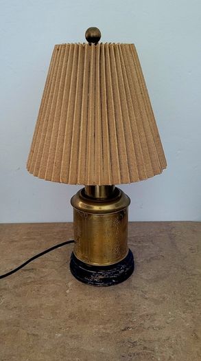 Early 20th century Fredrick Cooper canister lamp