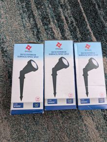 Garden spike spot light x3