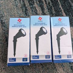 Garden spike spot light x3