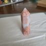 Agate obelisk pink colour Image 3