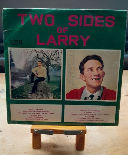 Vintage 1966 Signed Larry Cunningham LP - Two Sides Of Larry