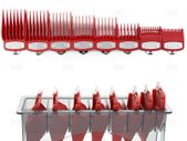 Premium Cutting Guides 8Pcs Set Guide Combs Hair Clipper Guides with Metal Clip