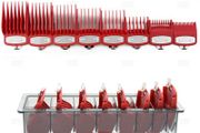Premium Cutting Guides 8Pcs Set Guide Combs Hair Clipper Guides with Metal Clip