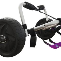 Universal Kayak Cart Canoe Carrier Trolley for Carrying Kayaks,Canoes,Paddleboards with Plastic Wheels