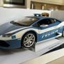 Lamborghini Huracan LP 610-4 Polizia 1/18 Burago Rare Image 3