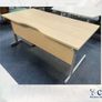 30 X Maple Office Desks 1600MM - Grade A Image 2