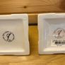 Pair of Belleek Living "Inspired" Porcelain Votive Tealight Candle Holders Art Deco Style Image 3