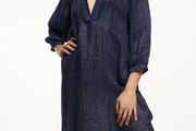 ZARA 100% linen Tunic Dress