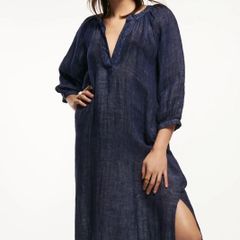 ZARA 100% linen Tunic Dress