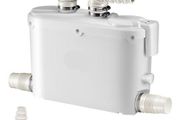 Macerator Pump, 500W, 110 L/min(29 GPM) Flow, 26 ft/8 m Head, Macerator Sewerage Toilet Pump with 4 Water Inlets, Waste Water Disposal Upflush Machine