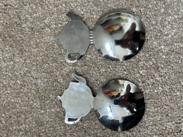 A Pair of Vintage Souvenir Caddy Spoons