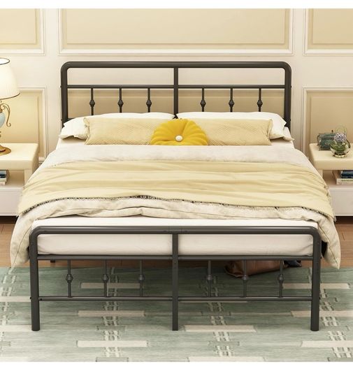 King Size Bed Frame 5ft with Headboard and Footboard