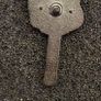 Match stick  , pin back badge. Image 2