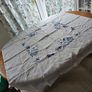 Linen Tablecloth Blue Willow Image 3