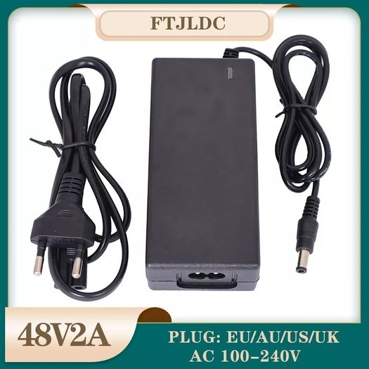 Fiido m1/ m1 Pro 54.6V 2A Charger 13S 48V Li-ion Battery Charger Output DC 54.6V - Brand New