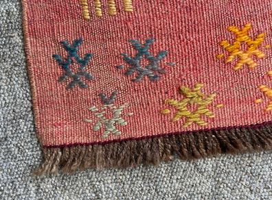 Antique Embroidered Rug