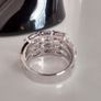 Platinum Plated Crystal Ring Image 6