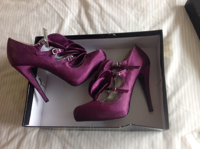 Purple shoes