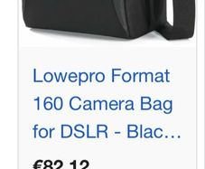 Branded camera bag Lowpro