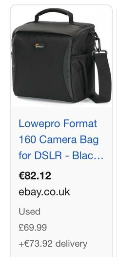 Branded camera bag Lowpro