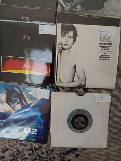 U2 7" Record lot