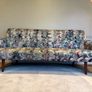 1950's  Vintage Danish Sofa re-upholstered Image 7