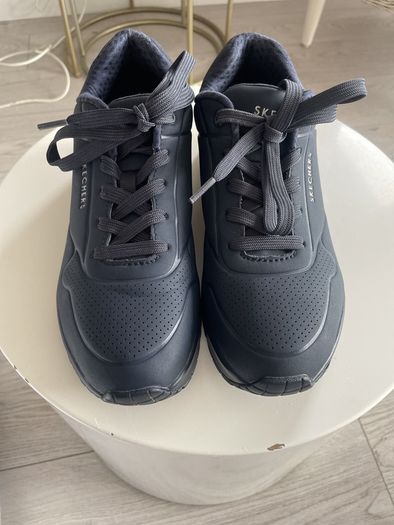 Navy Memory Foam Sketchers size 5.5