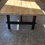Beautiful large  Acacia wooden Ikea Dining Table Image 5