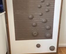Dry large abstract picture