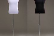 New Mens Tailors Dummy (Black or White) - FREE Delivery