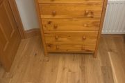 pine drawer unit