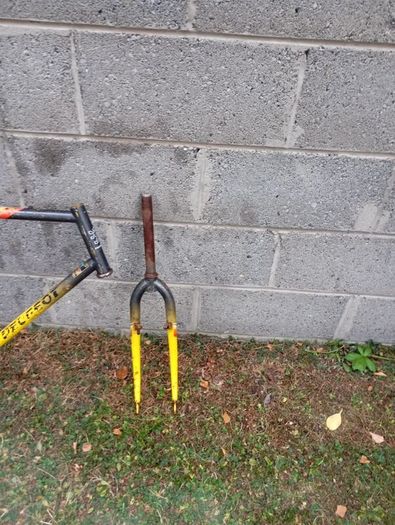 Vintage Peugeot MTB frame set