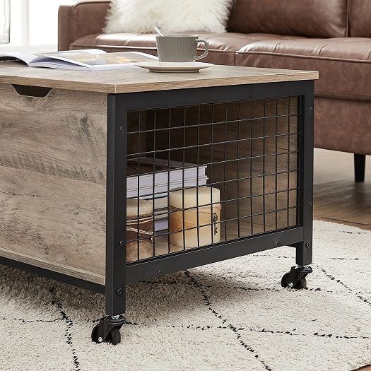 New Industrial Greige Coffee Table - FREE P&P