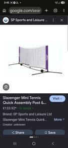 Slazenger tennis/padel net.