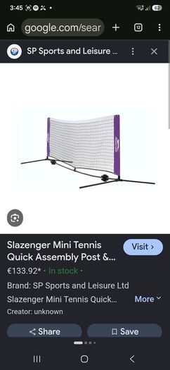 Slazenger tennis/padel net.