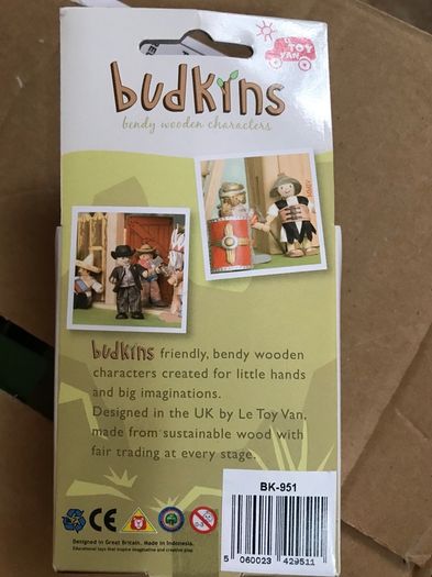 Le Toy Van Sydney Sheriff Budkin- doll figure