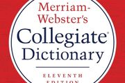 Merriam-Webster's Collegiate Dictionary, 11th Edition, Jacketed Hardcover, Indexed