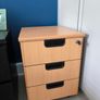 Small office desk drawer with key Image 2