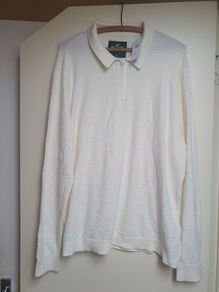 Hollister textured polo Jumper