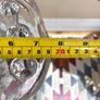 Mid Century Georgshutte Tea Warmer, Ice Glass Pot Stand Image 8