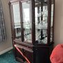 Large Mahogany Display Cabinet without contents Image 2