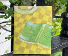 Book art, Mini art, Acrylic art, Painting