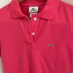 Lacoste ladies pink polo Size 38