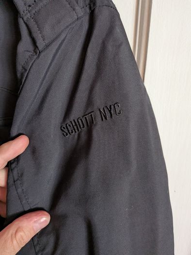 Schott NYC Black Field Jacket - Size L - Quilted Lining